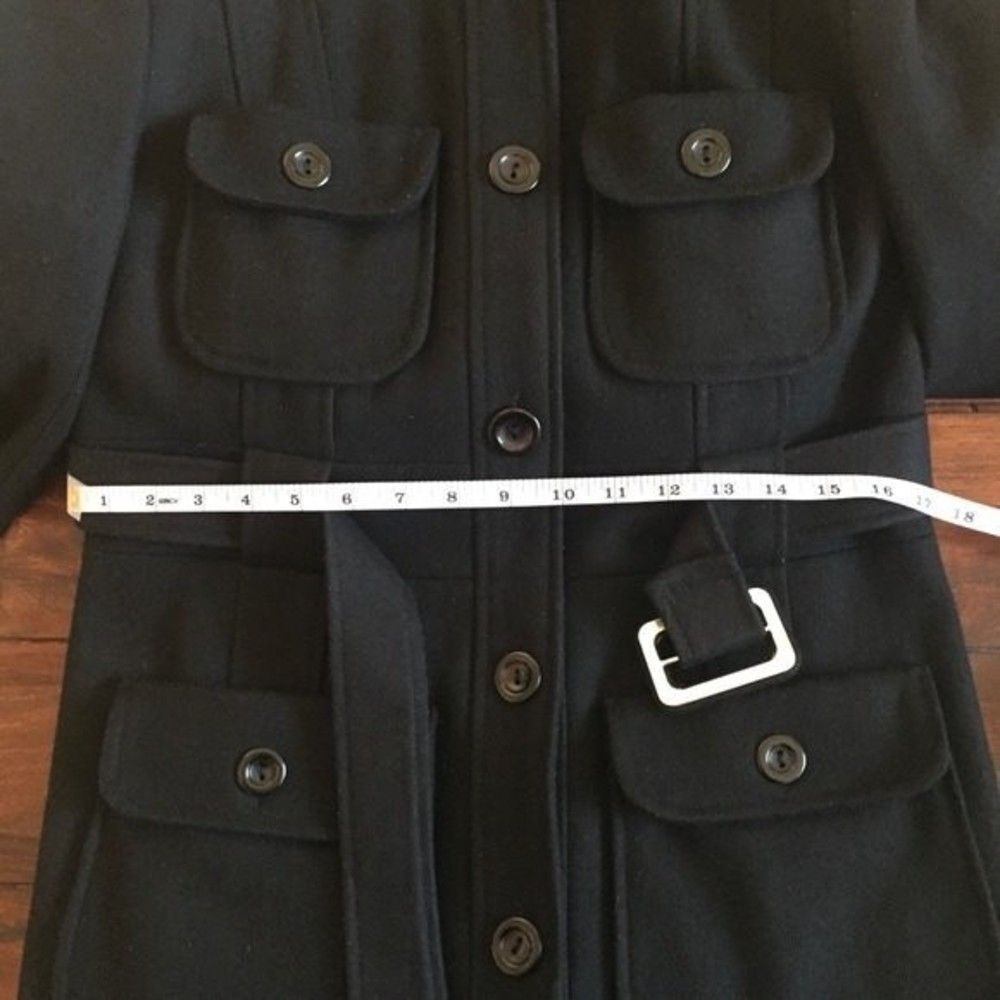 French Connection Belted Wool Coat - Picture 8 of 10